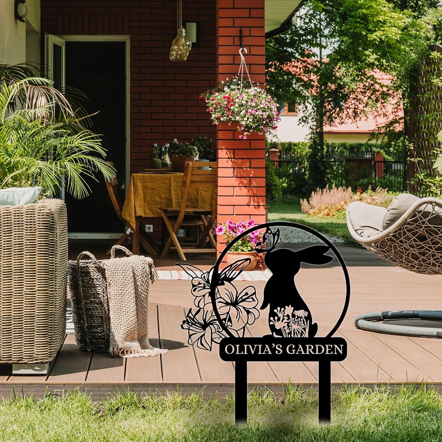 Personalized Garden Signs  | Garden Signs Decorative Outdoor | Gardening Decor Gifts-MetalsignX