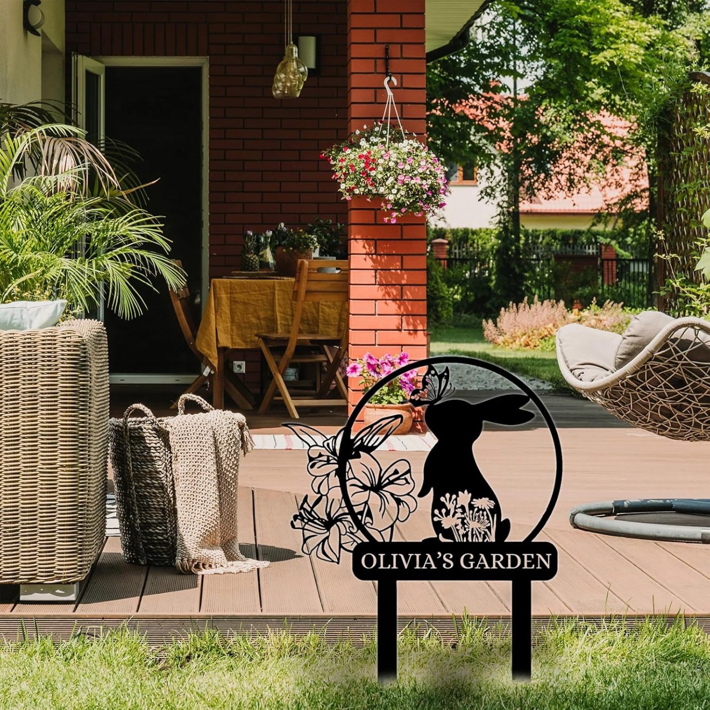 Personalized Garden Signs  | Garden Signs Decorative Outdoor | Gardening Decor Gifts-MetalsignX