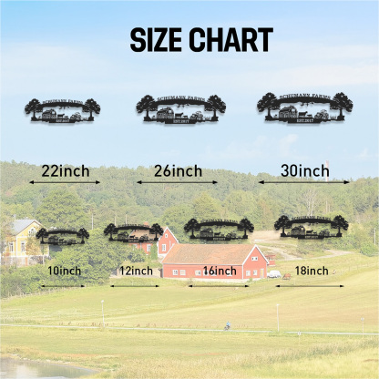 Custom Farmhouse Address Sign,Personalized Ranch Sign,Hanging Farm Sign,Hanging Metal Address Sign