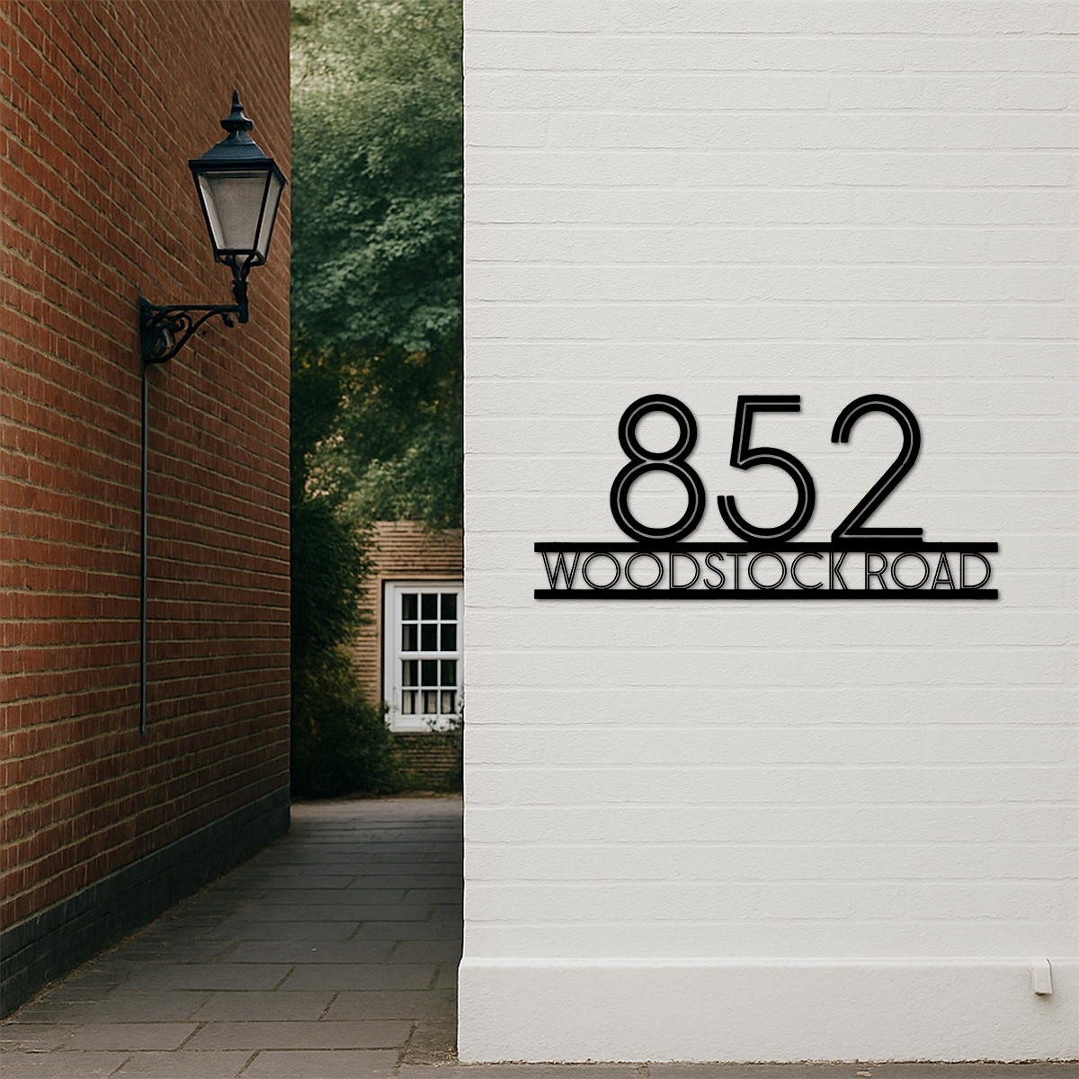 Custom Metal Address Sign,Home Address Sign,Custom Street Name Sign,Metal Address Plaque, Metal House Number Address Plaque