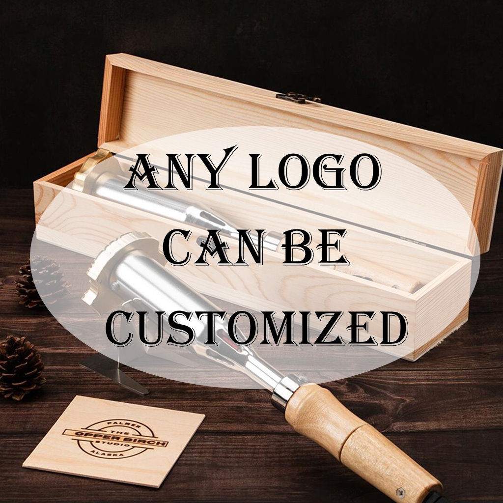 Custom Electric Branding Iron for Wood, Durable Personalized Logo Metal Branding Iron for Wood Burning Stamp Leather Meat, Handcrafted Design Weddings & Personalized Gifts