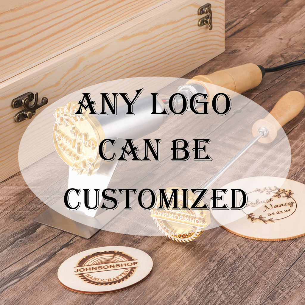 Custom Electric Branding Iron for Wood, Durable Personalized Logo Metal Branding Iron for Wood Burning Stamp Leather Meat, Handcrafted Design Weddings & Personalized Gifts