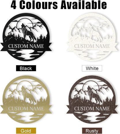 Personalized Metal Animal Signs – Rustic Home & Outdoor Decor-MetalsignX