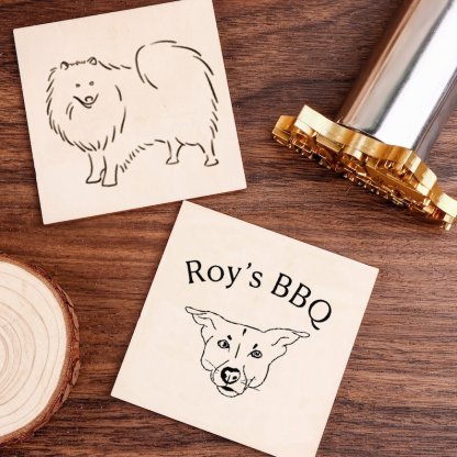 Branding iron for Woodworking Custom Wood Branding iron Stamp For Pet Custom gift for dog Electric wood branding Stamp For BBQ