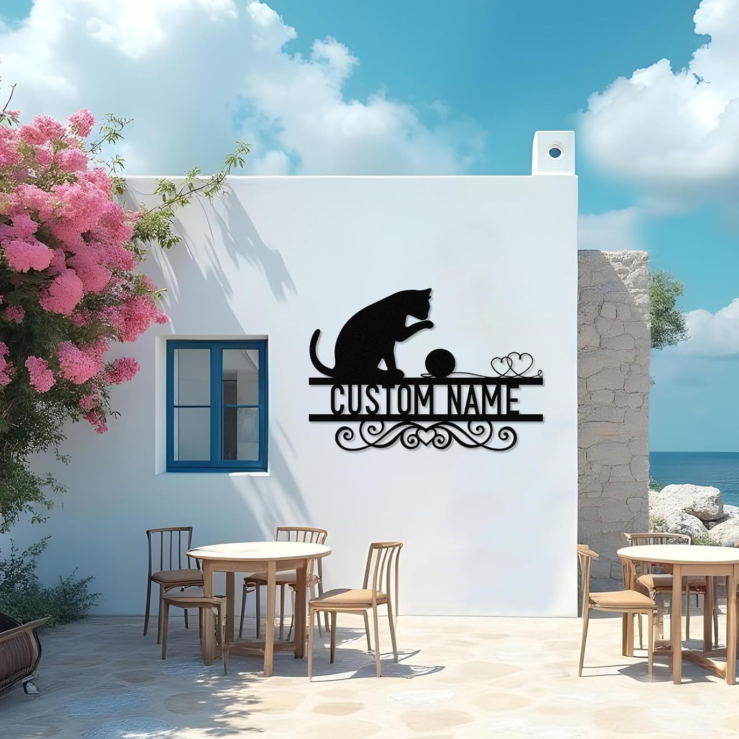 Custom Iron Animal Signs - Personalized Metal Wall Decor with Dragon, Bear, Fox & More-MetalsignX