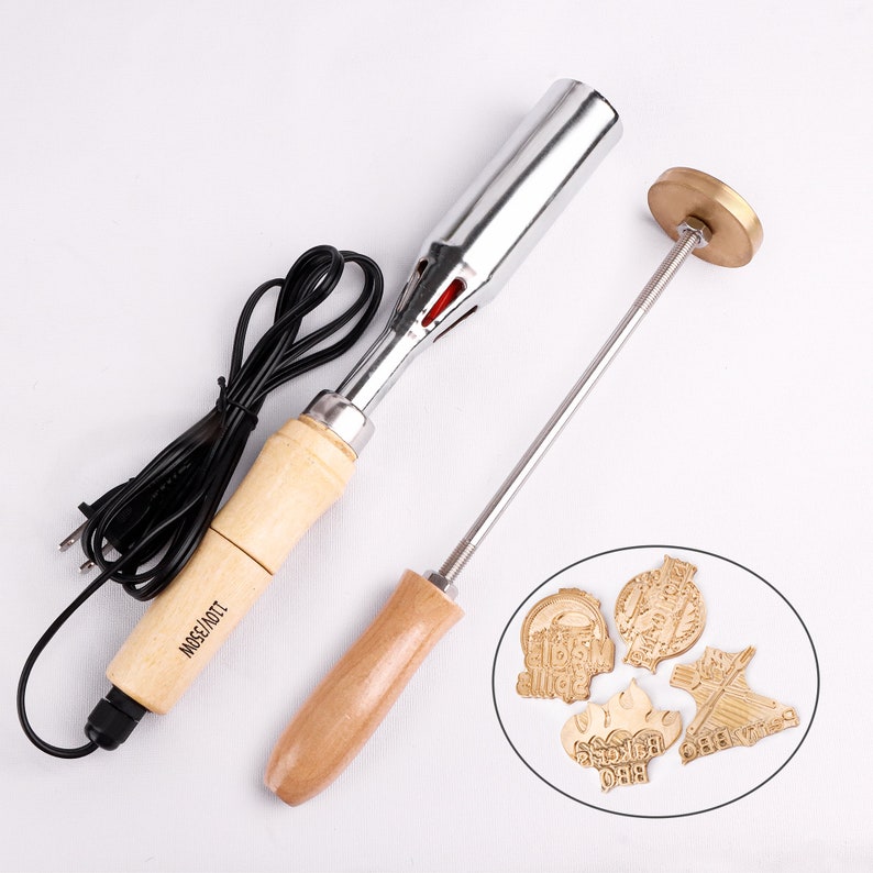 Customized Branding Iron Stamp, Wood Branding Iron Stamp,  Electric Brand Iron for beginner, Branding Iron for Wood, Woodworking gift