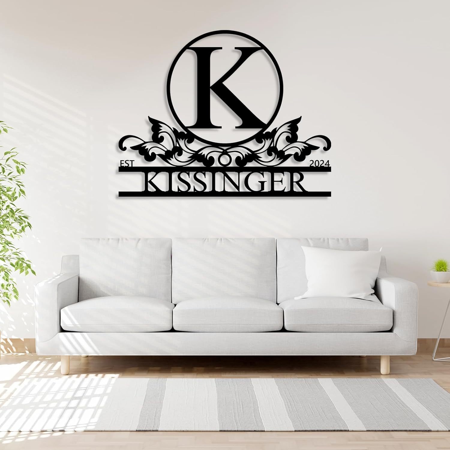 Personalized Metal Name Signs, Home Decor Sign, Metal Wall Art, Personalized Wedding/Housewarming Gift ms009-MetalsignX