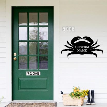 Personalized Beach Metal Sign, Custom Flamingo Metal Name Sign-MetalsignX