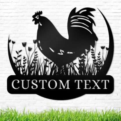 Custom Metal Signs Chicken Coop Signs for Farm Yard Decor-MetalsignX