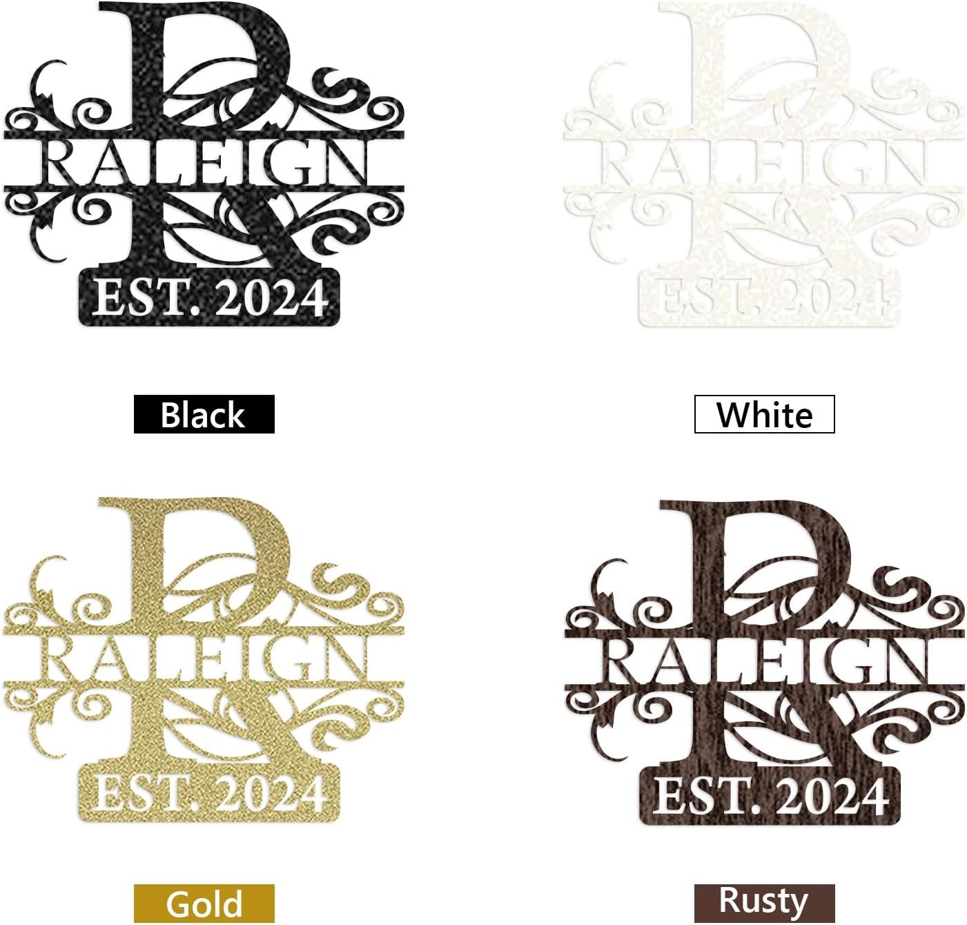 Personalized Deer Metal Cabin Sign | Custom Family Name Sign | Deer Hunter Gift -MetalsignX