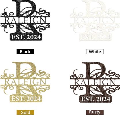 Personalized Deer Metal Cabin Sign | Custom Family Name Sign | Deer Hunter Gift -MetalsignX