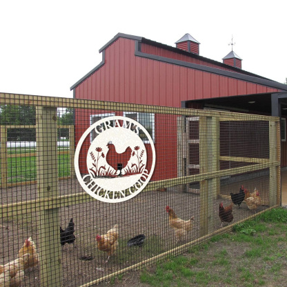 Custom Chicken Coop Sign,Chicken Coop Name Sign,Farm Chicken Coop Wall Sign,Hen House Metal Decor, Hen House Decor,Chicken Lover Gift