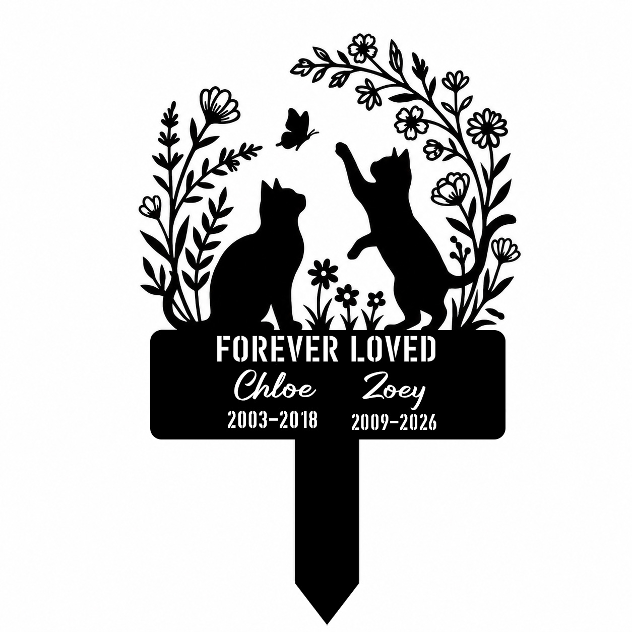 Custom Pet Memorial Garden Stake
