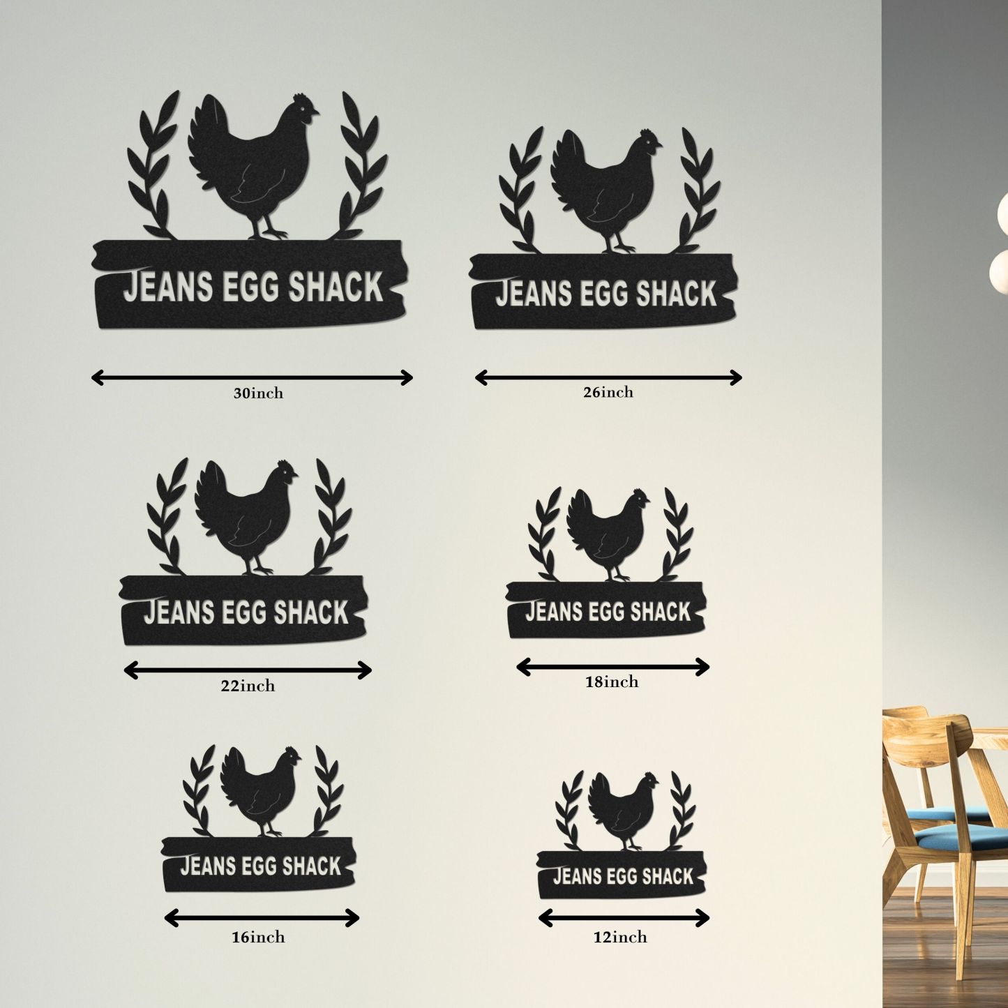 Personalized Chicken Coop Metal Sign, Rustic Farmhouse Wall Decor, Custom Henhouse Sign, Handmade Gift for Chicken Lovers, Poultry Business