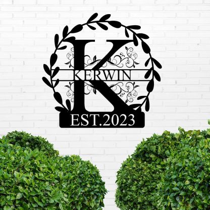 Rustic Family Name Sign - Custom Metal Wall Art for Weddings & Special Occasions-MetalsignX