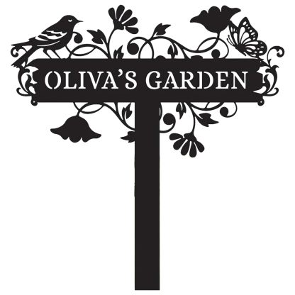 Personalized Garden Stake Metal Sign-MetalsignX