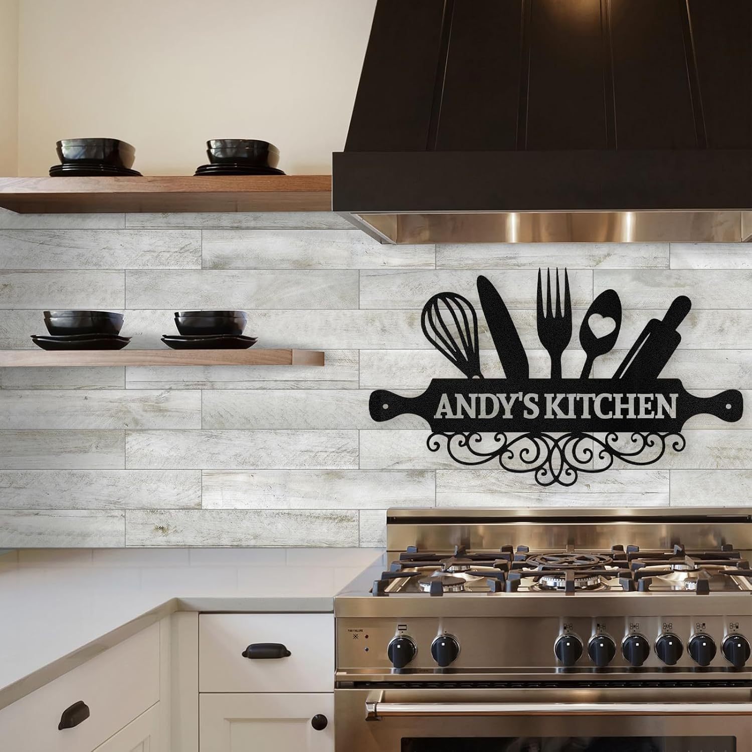 Custom Metal Kitchen Plaque  , Housewarming Gift-MetalsignX