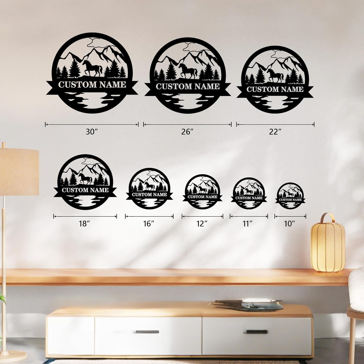 Personalized Beach Metal Sign, Custom Flamingo Metal Name Sign-MetalsignX