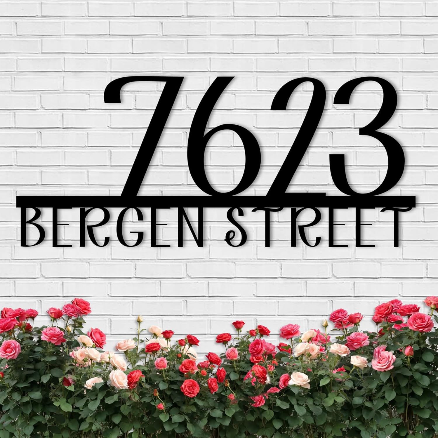 Custom Metal Monogram Sign , Elegant Family Initial Decor for Housewarming Gifts-MetalsignX