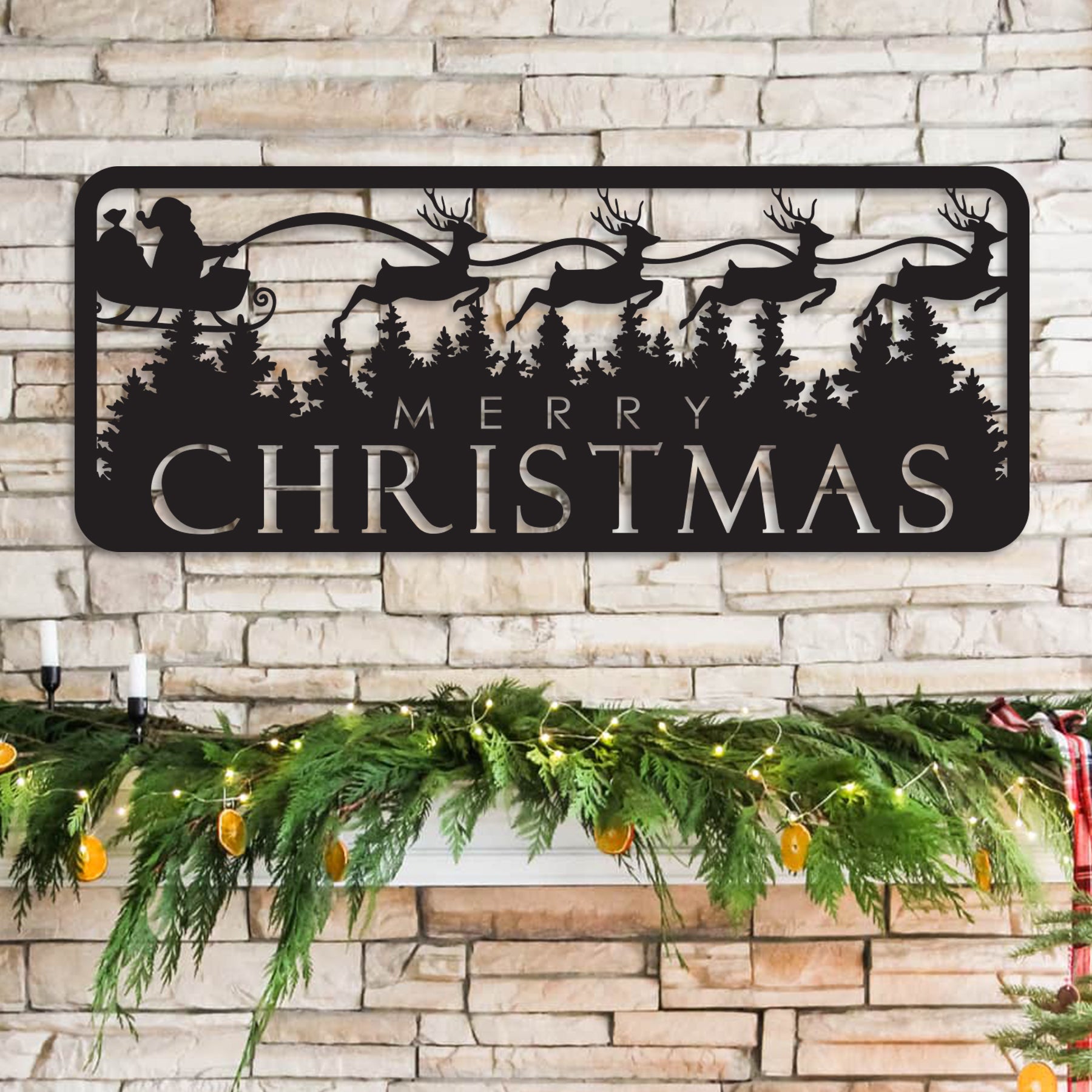 Merry Christmas Santa's Sleigh