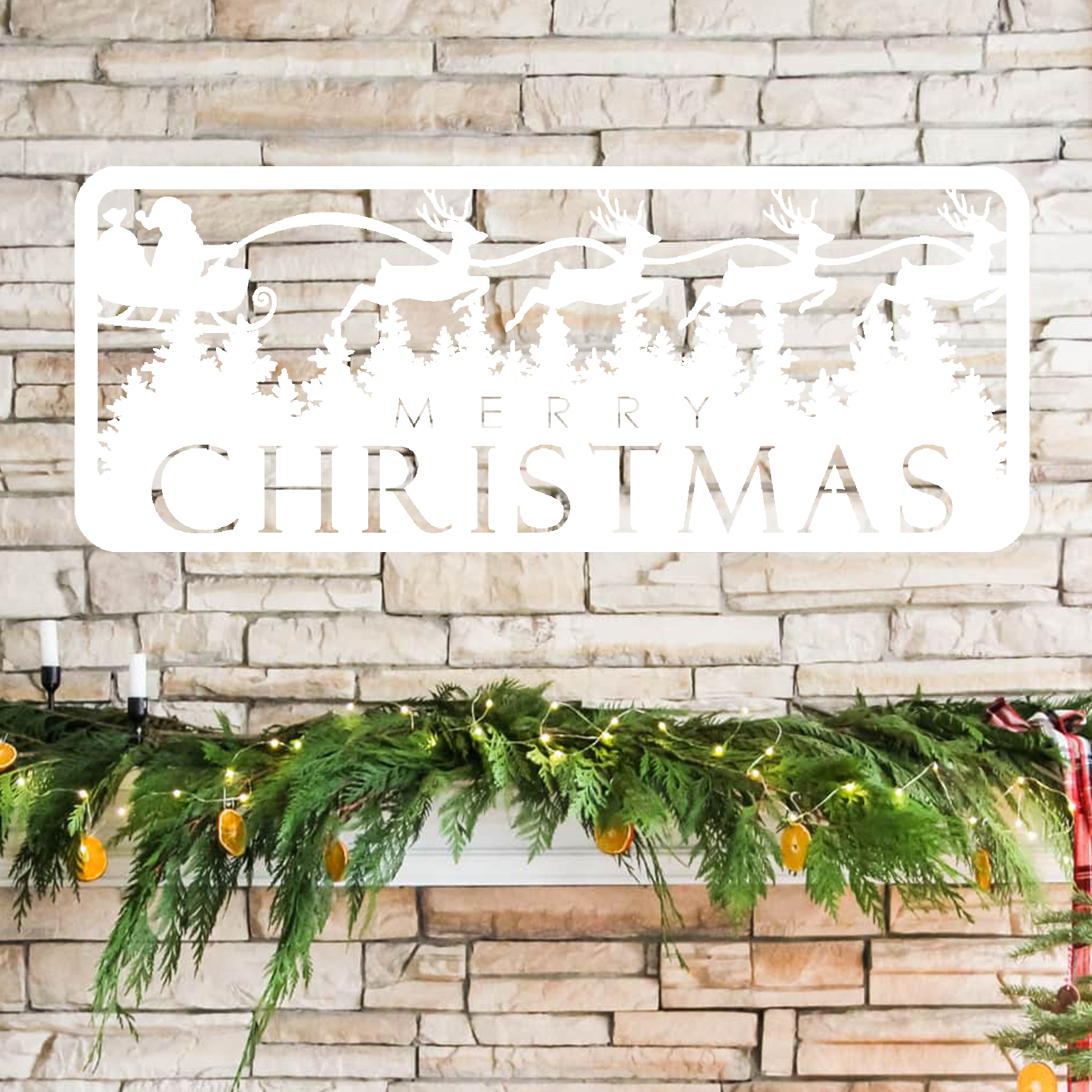 Merry Christmas Santa's Sleigh