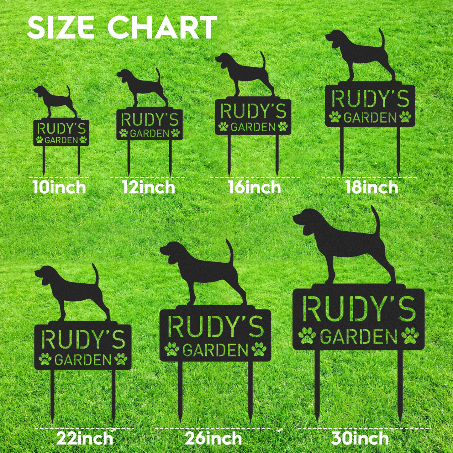 Custom Pet Metal Memorial Garden Stake, Dog Memorial Sign, Cat Garden Sign, Pet Grave Markers, Personalized Pet Name Stake, Dog Loss Gifts