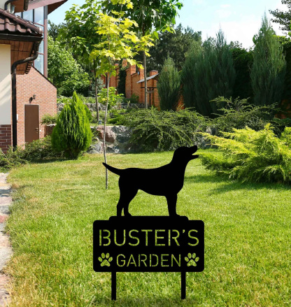 Custom Pet Metal Memorial Garden Stake, Dog Memorial Sign, Cat Garden Sign, Pet Grave Markers, Personalized Pet Name Stake, Dog Loss Gifts