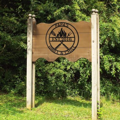 Custom Garden Sign, Vegetable Garden Sign, Personalized Metal Garden Signs for Outdoors-MetalsignX