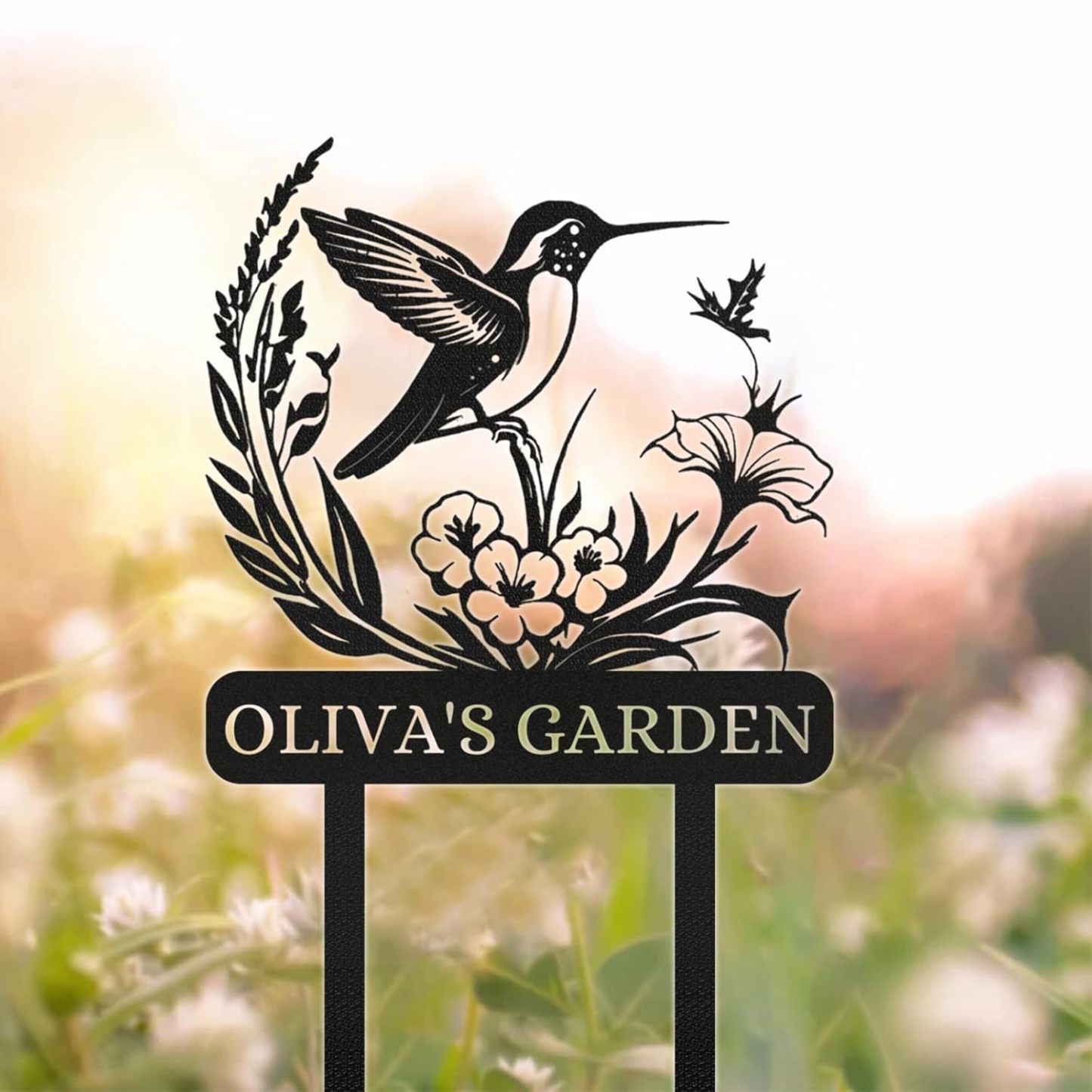 Personalized Garden Signs, Custom Bird Garden Stake Metal Sign-MetalsignX