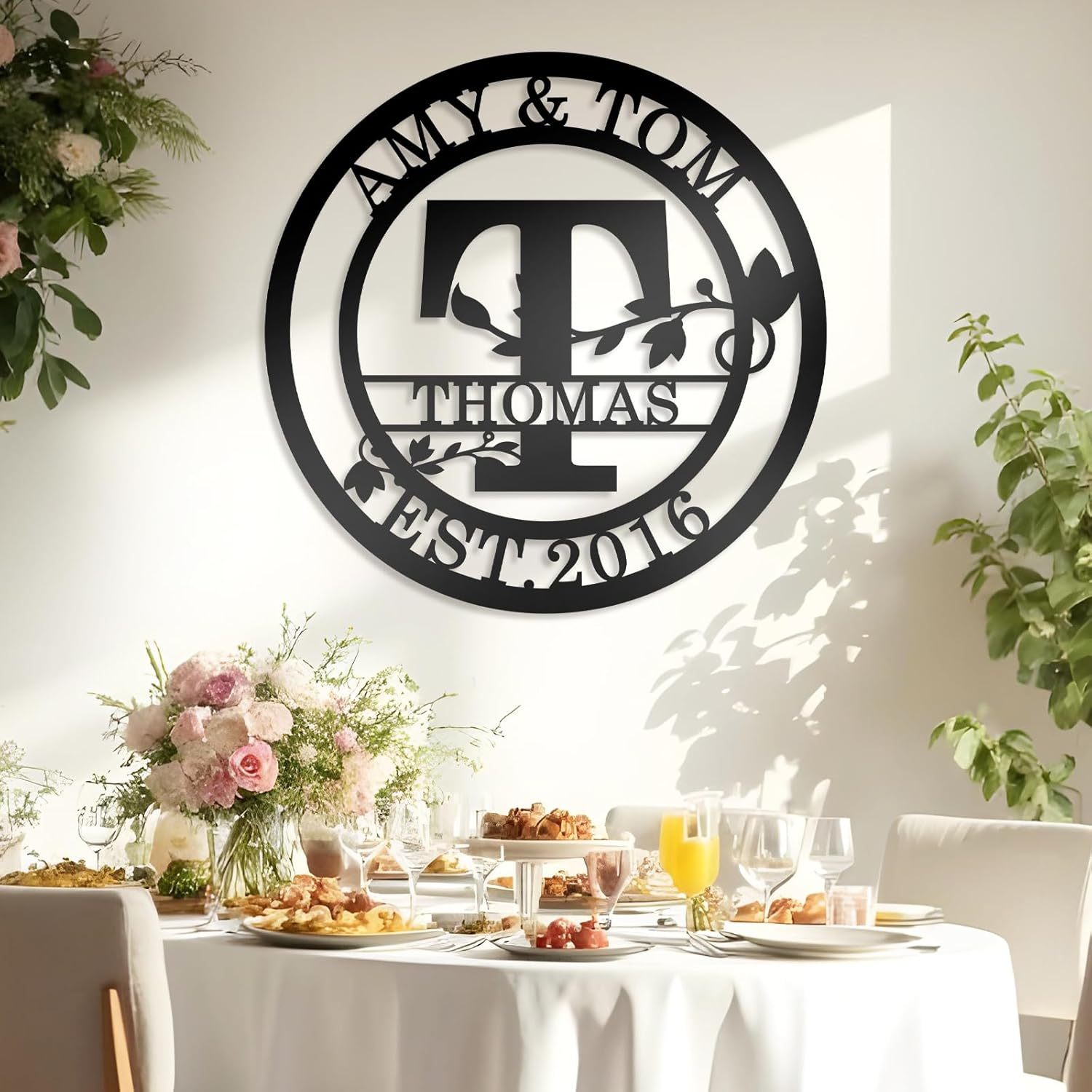 Personalized Metal Bear Sign, Custom Family Last Name Sign | Rustic Cabin and Outdoor Wall Decor-MetalsignX