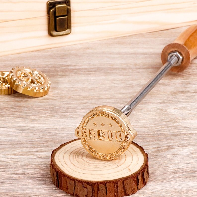 Custom Branding iron for woodworking Make your logo wood burning stamp Custom wood brand iron gift for woodworker