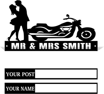  Custom Family Name Plate for Desk, Metal Sign Name Tags, Personalized Desk Accessories-MetalsignX