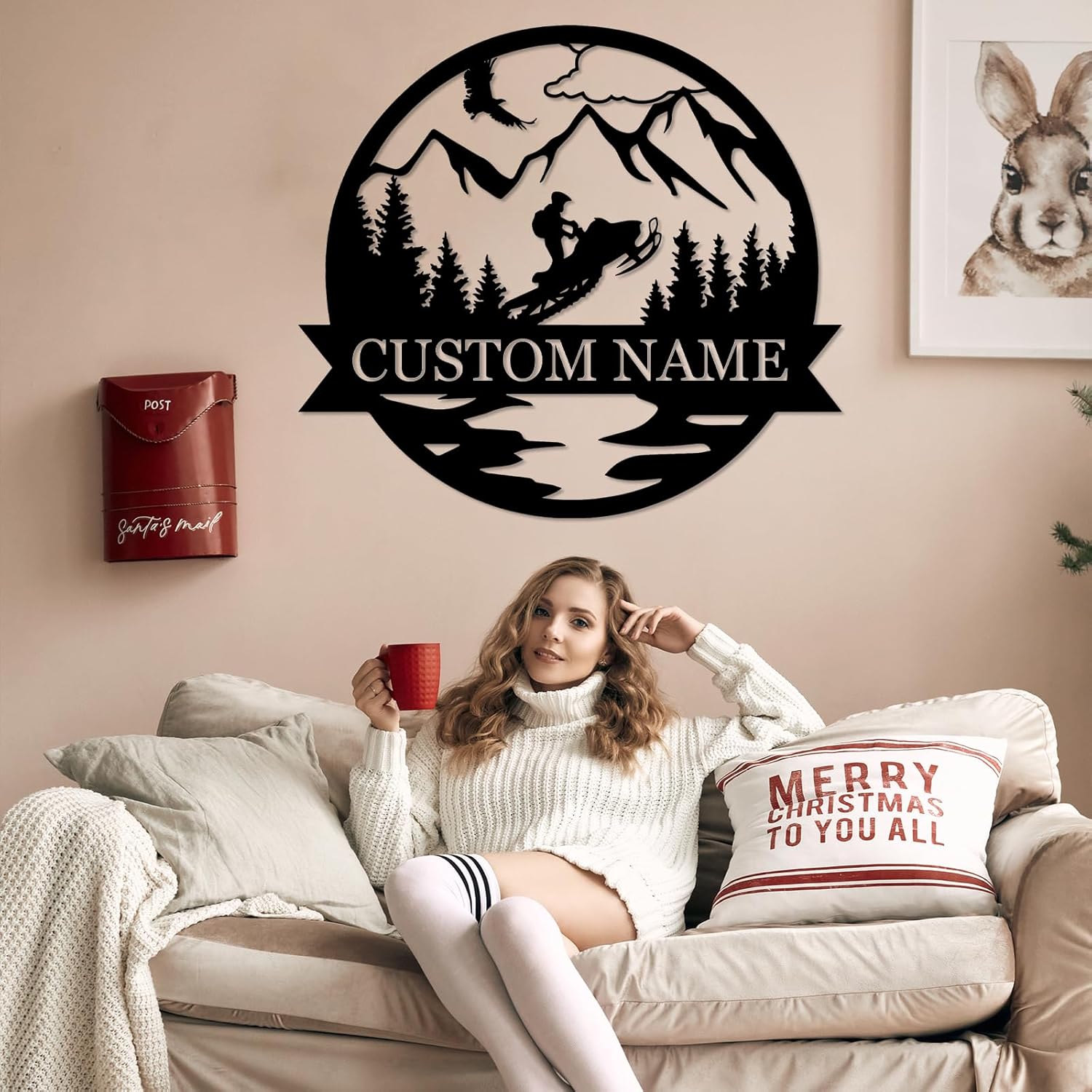 Personalized Lighthouse Metal Sign – Custom Nautical Outdoor Wall Decor for Beach House & Cabin-MetalsignX