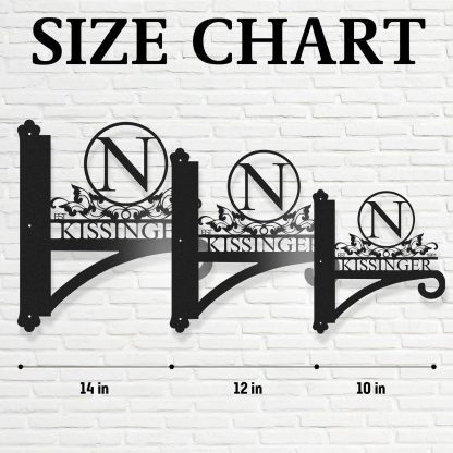 Custom Name Decorative Metal Wall Hook Indoor and Outdoor,Personalized Wall Mounted Hanging Plant Hooks-MetalsignX