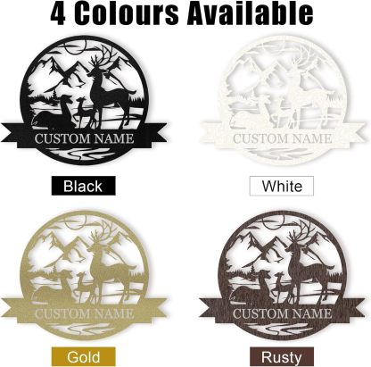 Personalized Metal Animal Signs – Rustic Home & Outdoor Decor-MetalsignX