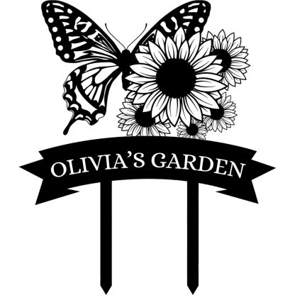 Personalized Garden Signs  | Garden Signs Decorative Outdoor | Gardening Decor Gifts-MetalsignX