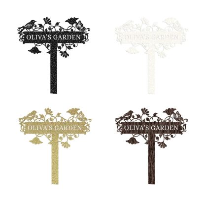 Personalized Garden Stake Metal Sign-MetalsignX