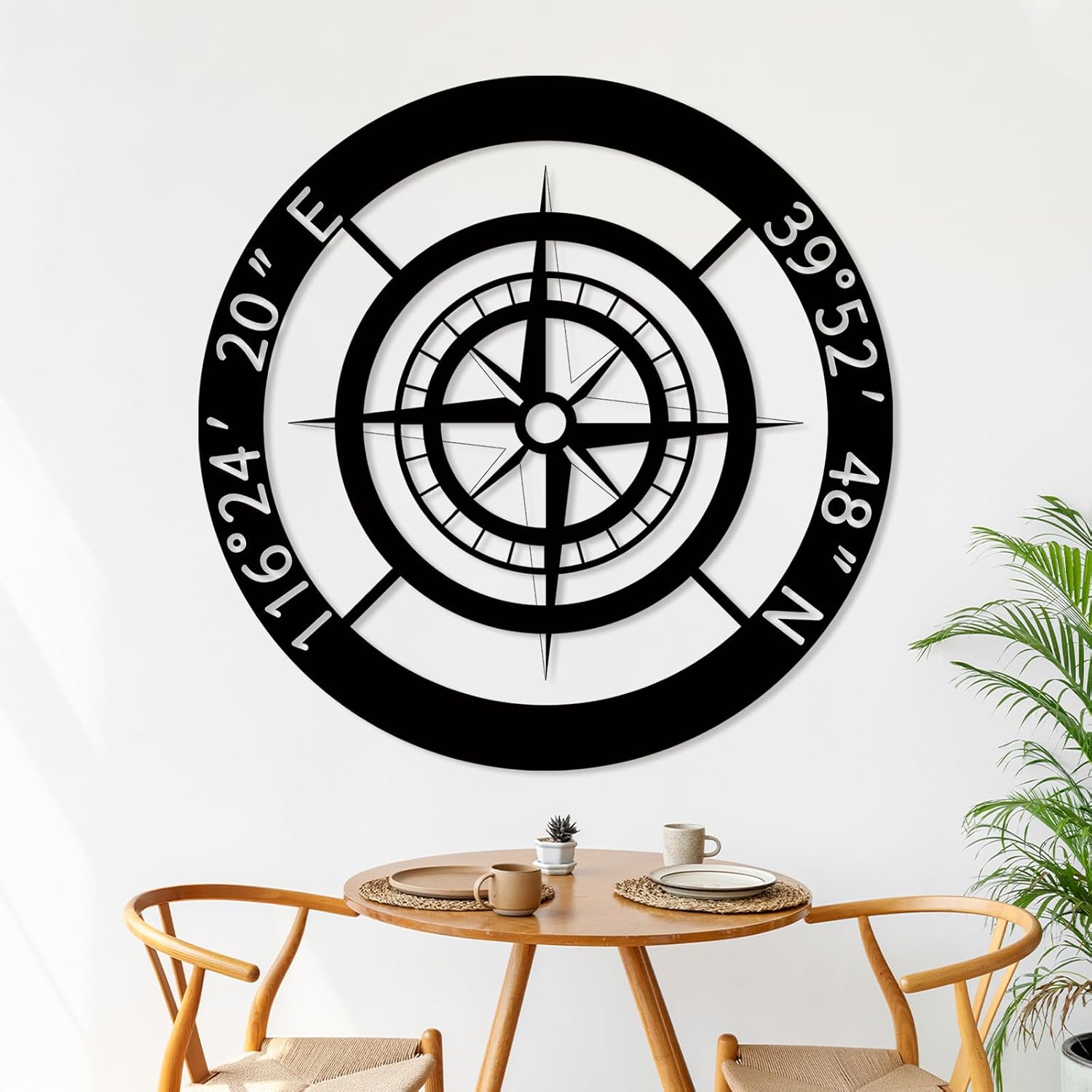 Custom Coordinates Metal Sign, Family Name Wall Art, Personalized Outdoor Decor & Wedding Gift-MetalsignX