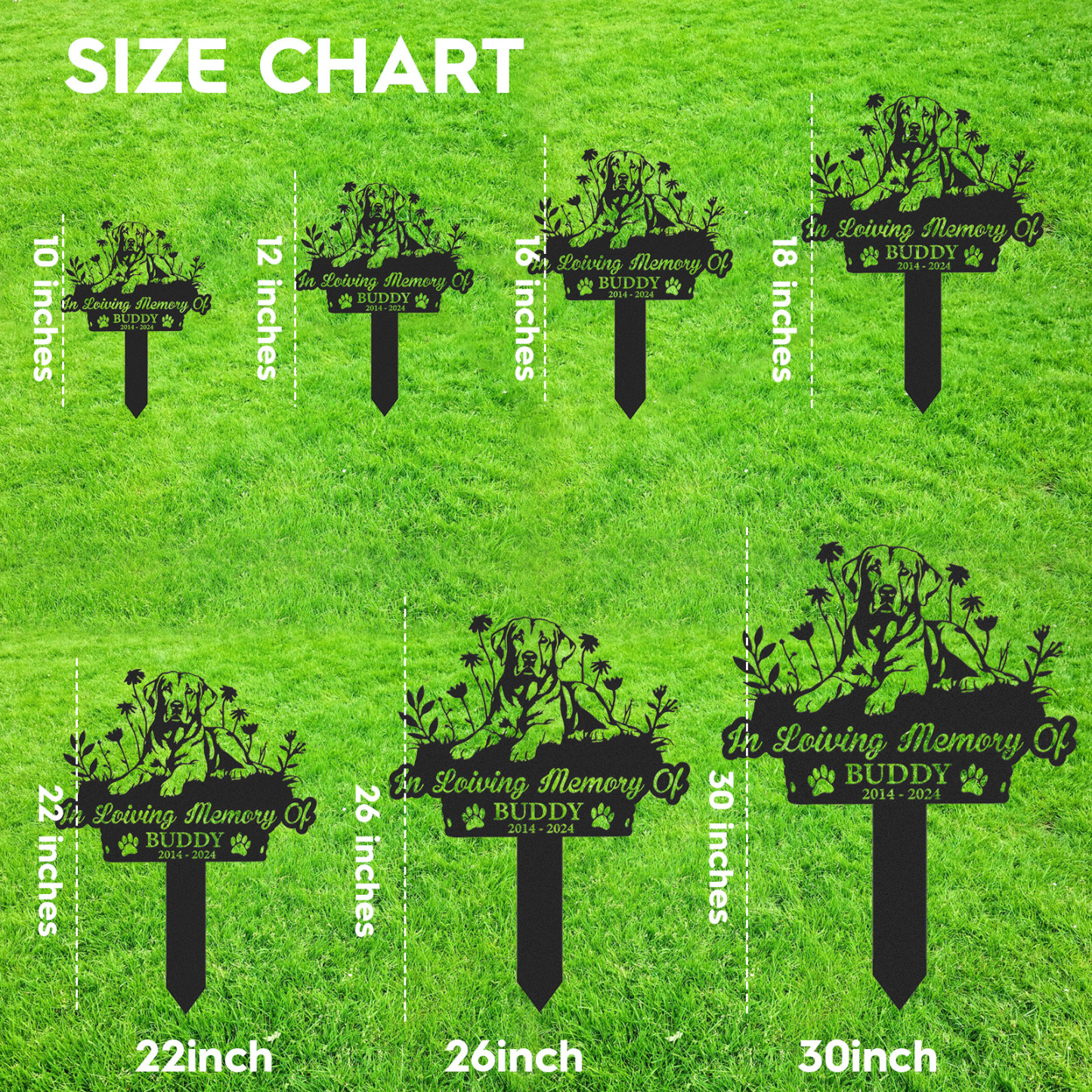 Labrador Memorial Garden Sign, Personalized Labrador Dog Memorial Sign, Labrador Grave Marker, Labrador sign, Pet loss gift