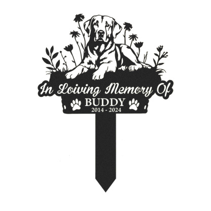 Labrador Memorial Garden Sign, Personalized Labrador Dog Memorial Sign, Labrador Grave Marker, Labrador sign, Pet loss gift