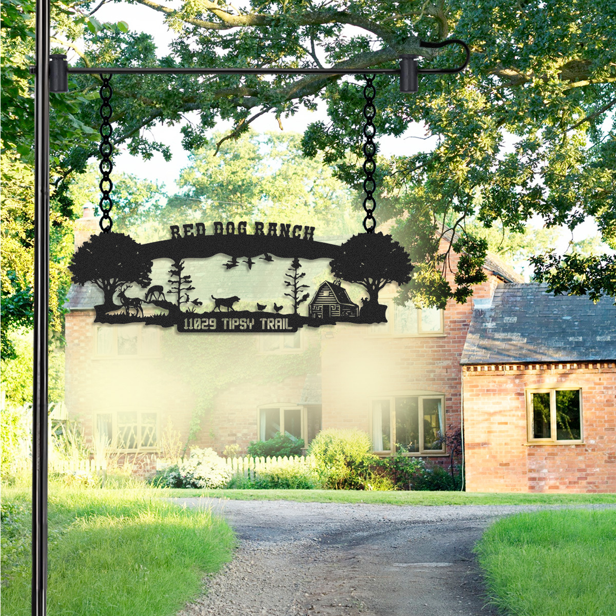 Custom Ranch House Metal Sign, Custom Farmhouse Unique Metal Name, Ranch Name Metal Sign