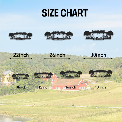 Custom Ranch House Metal Sign, Custom Farmhouse Unique Metal Name, Ranch Name Metal Sign