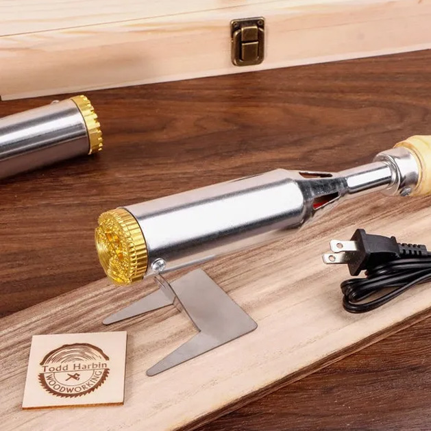 Custom branding iron for gifts, Custom wood burning stamp for woodworking, Electric wood stamp custom, Brand iron, Custom stamp for wood