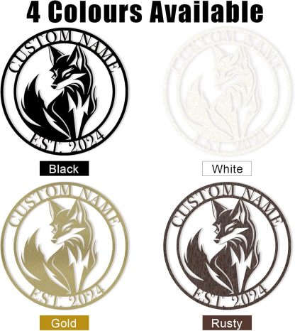 Personalized Metal Animal Signs – Rustic Home & Outdoor Decor-MetalsignX