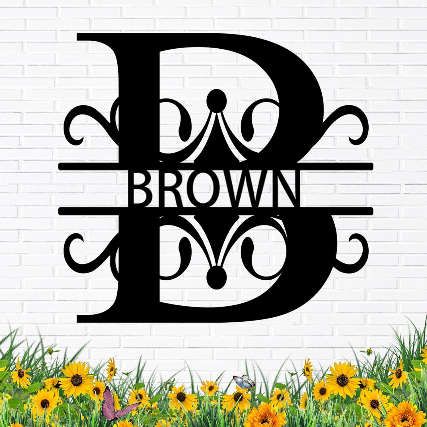 Custom Name Metal Signs, Last Name Sign, Wedding/Couple/Housewarming Gift-MetalsignX