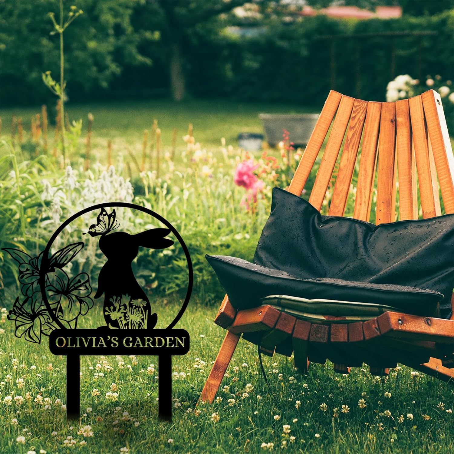 Personalized Garden Signs  | Garden Signs Decorative Outdoor | Gardening Decor Gifts-MetalsignX