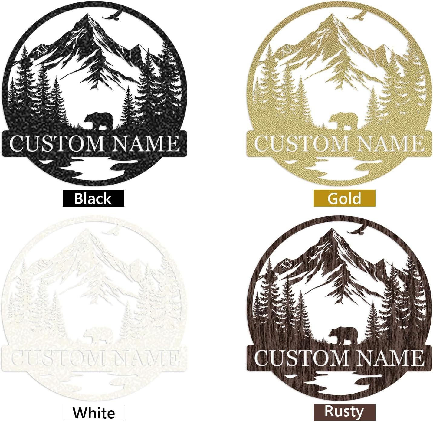 Custom Iron Animal Signs - Personalized Metal Wall Decor with Dragon, Bear, Fox & More-MetalsignX