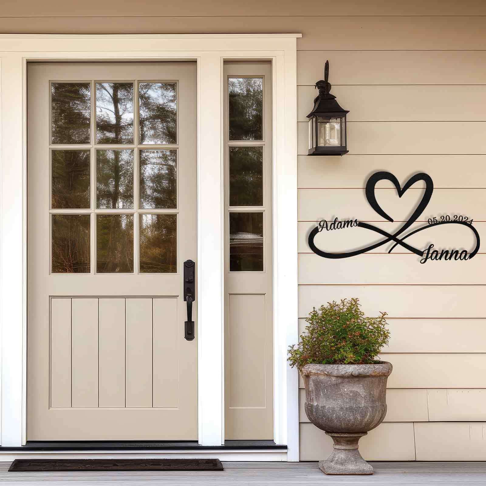 Custom Rustic Wedding Sign - Personalized Metal Decor for Your Wedding Venue-MetalsignX