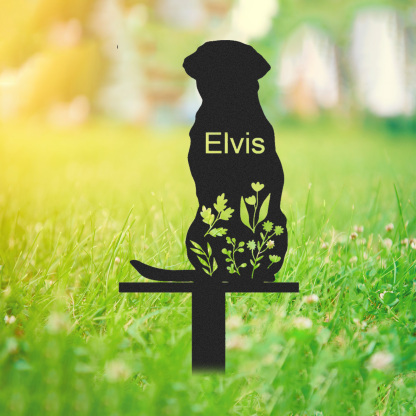 Dog Memorial Stake Personalized, Labrador Retriever Sign, Sympathy Sign, Pet Grave Marker, Remembrance Stake, Dog Garden Sign, Dog Loss Gift