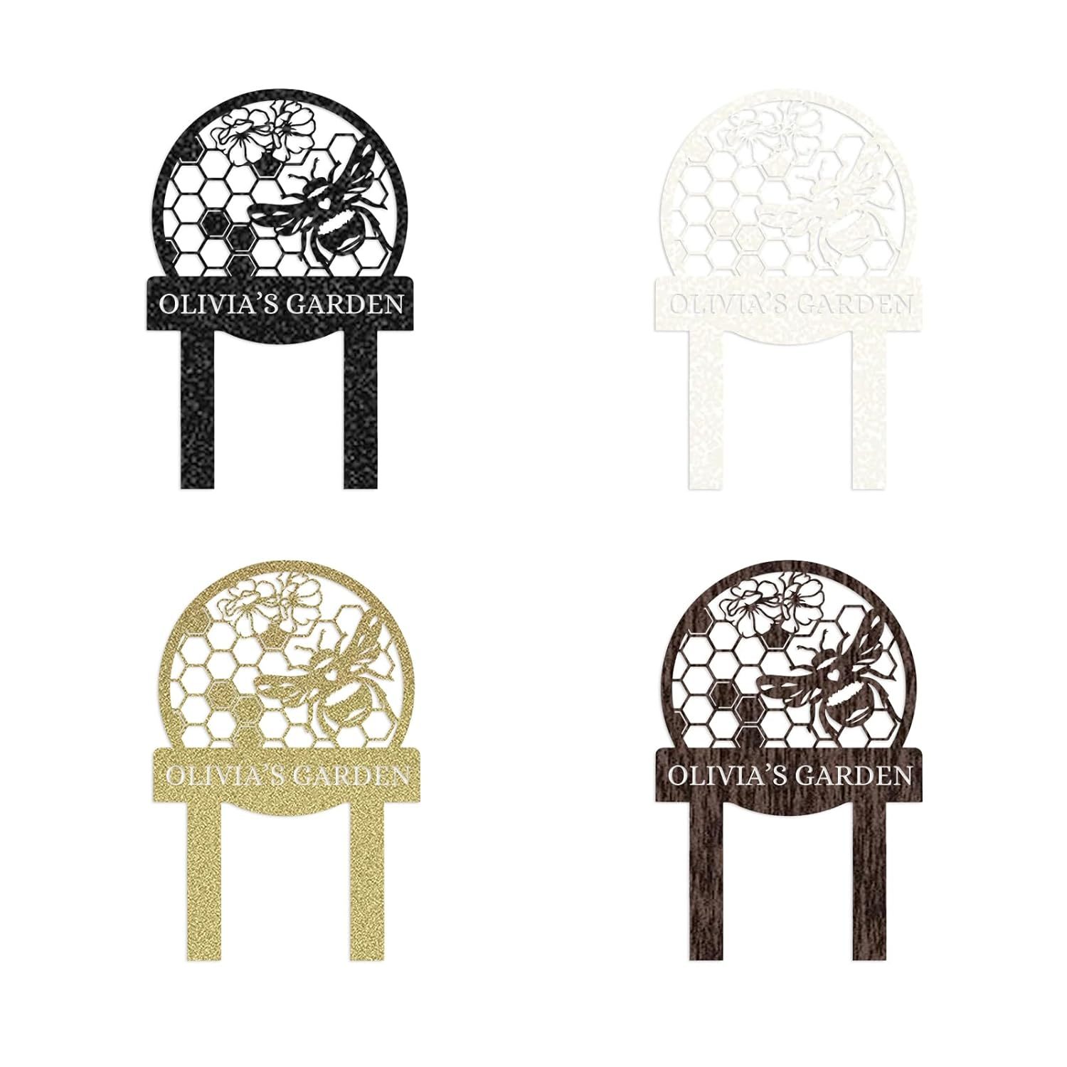 Personalized Garden Signs  | Garden Signs Decorative Outdoor | Gardening Decor Gifts-MetalsignX